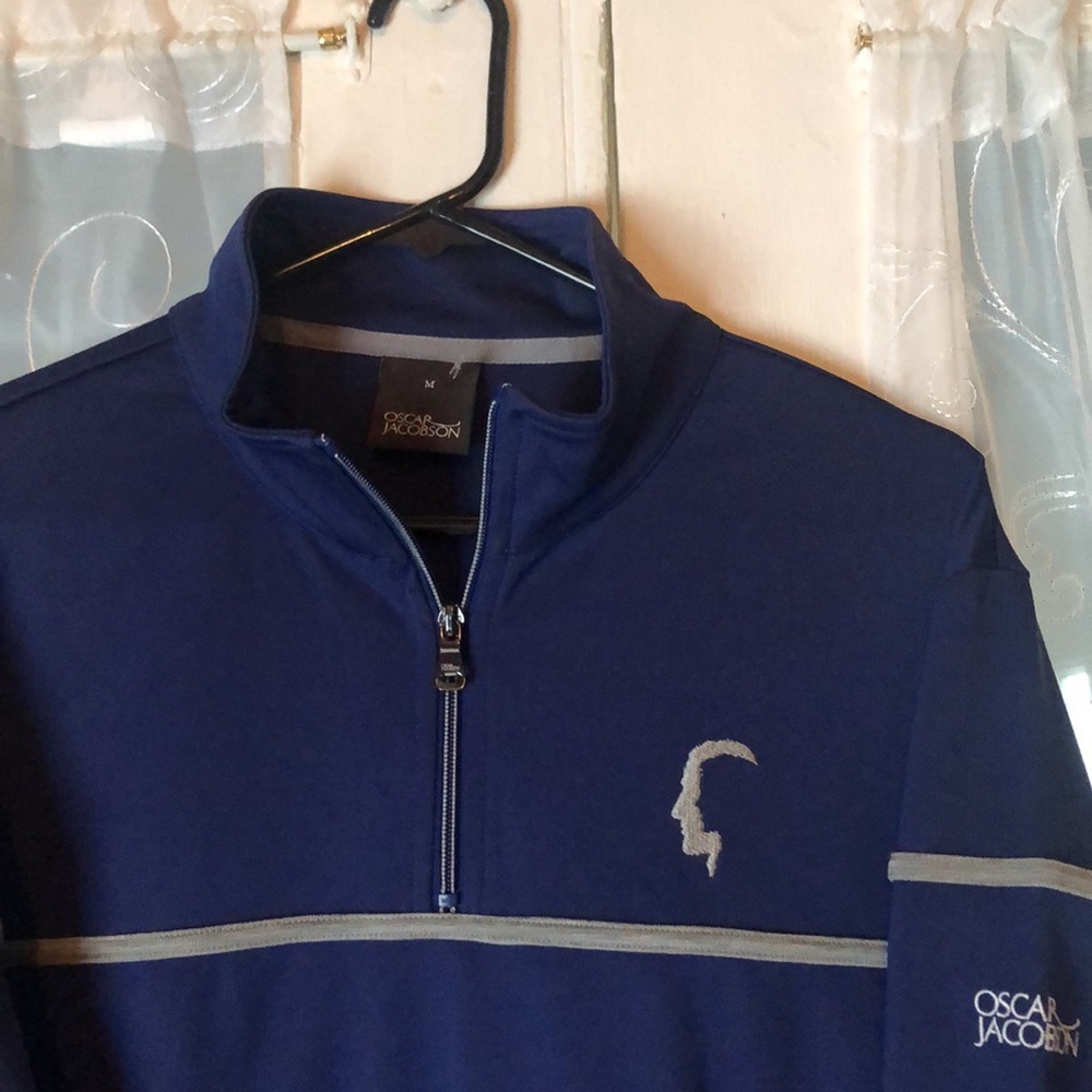 Oscar Jacobson Golf Mid Layer Men’s Medium Quarter Zip Pullover